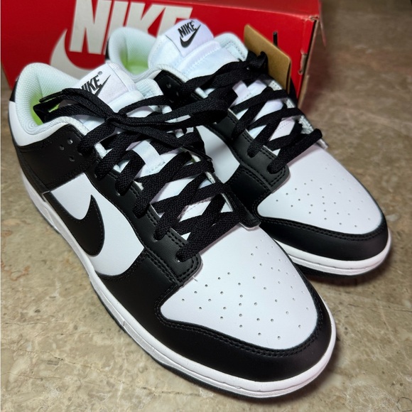 Nike Dunk low Next nature Classic Black-white panda #DD1873-102 women size 11.5 - Picture 1 of 12